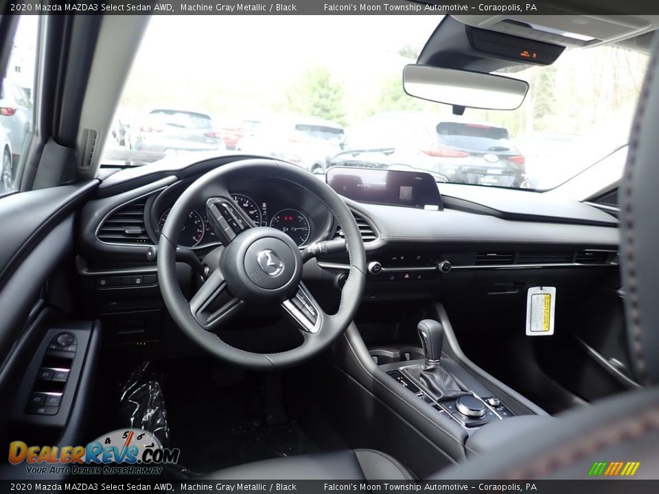 2020 Mazda MAZDA3 Select Sedan AWD Machine Gray Metallic / Black Photo #9