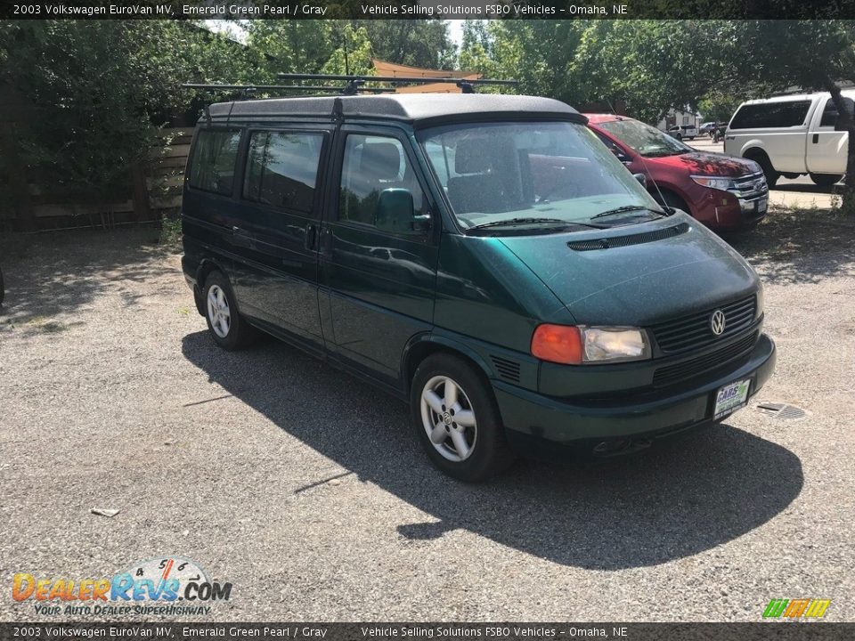 2003 Volkswagen EuroVan MV Emerald Green Pearl / Gray Photo #8