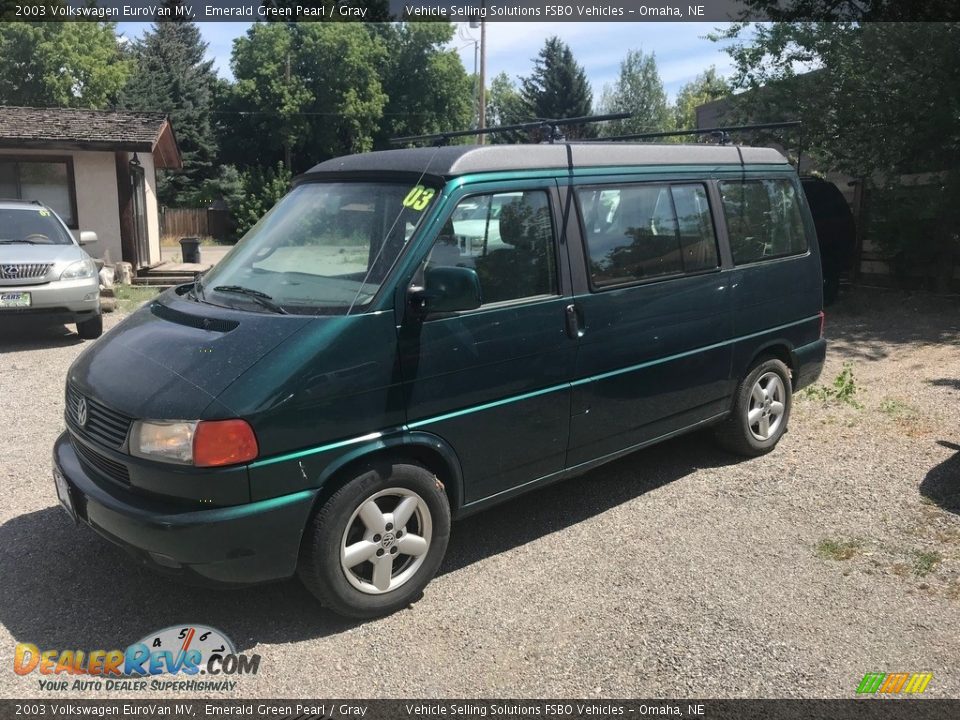 2003 Volkswagen EuroVan MV Emerald Green Pearl / Gray Photo #9