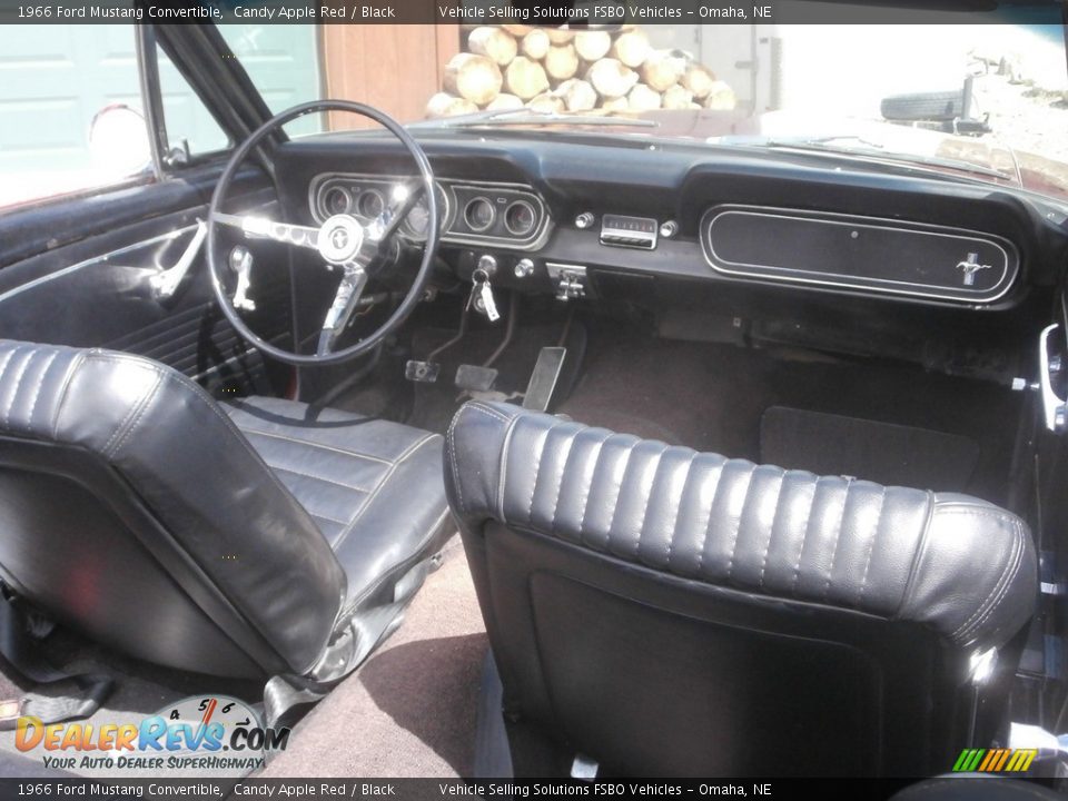 Front Seat of 1966 Ford Mustang Convertible Photo #1