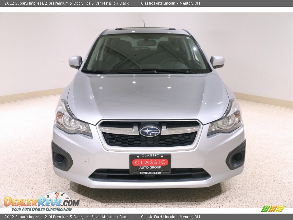 2012 Subaru Impreza 2.0i Premium 5 Door Ice Silver Metallic / Black Photo #2