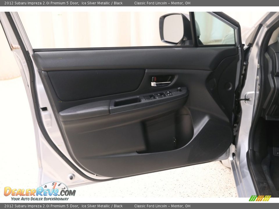 2012 Subaru Impreza 2.0i Premium 5 Door Ice Silver Metallic / Black Photo #4