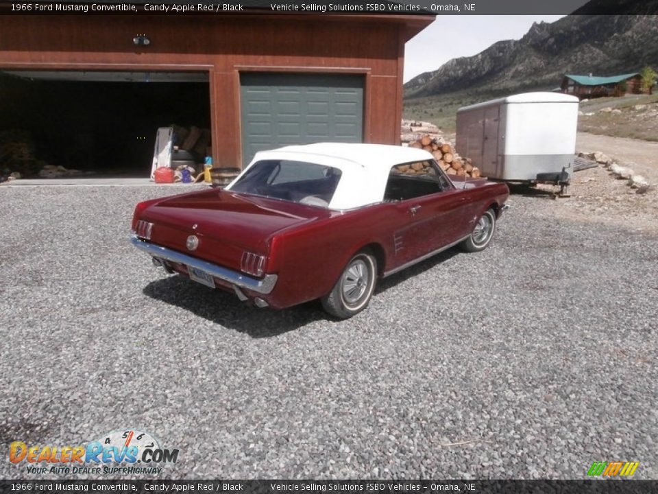 Candy Apple Red 1966 Ford Mustang Convertible Photo #9