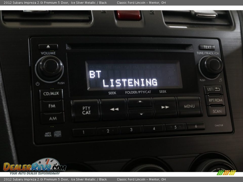 2012 Subaru Impreza 2.0i Premium 5 Door Ice Silver Metallic / Black Photo #11