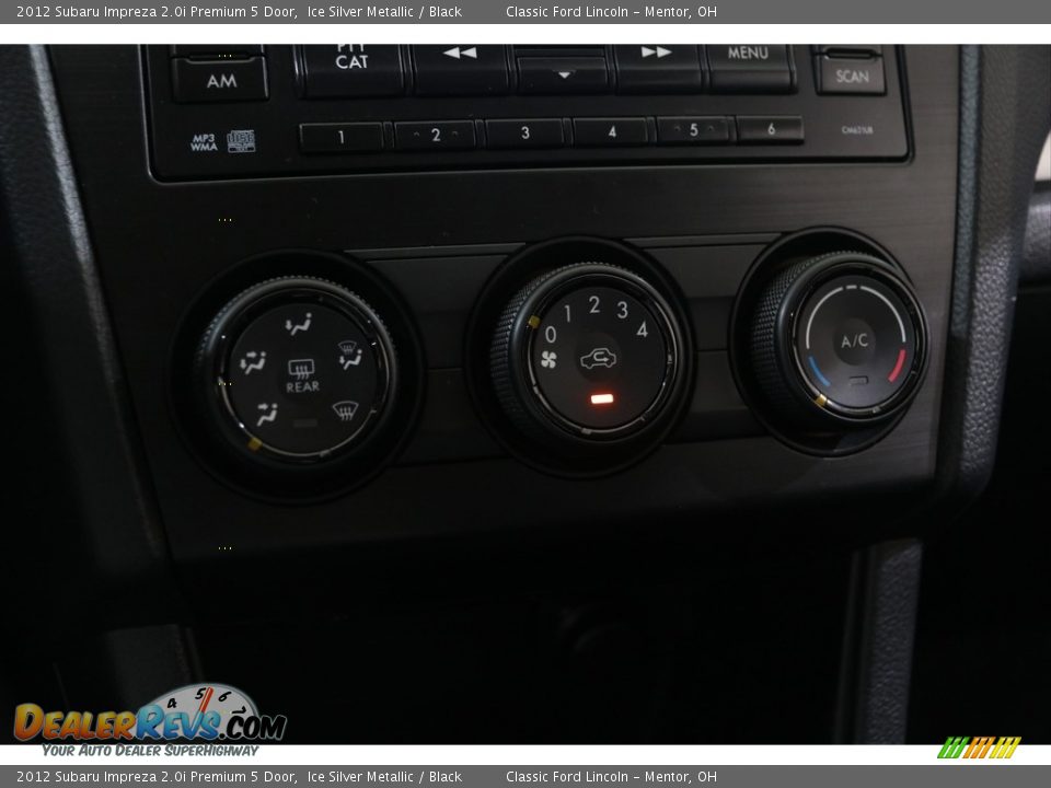 2012 Subaru Impreza 2.0i Premium 5 Door Ice Silver Metallic / Black Photo #13