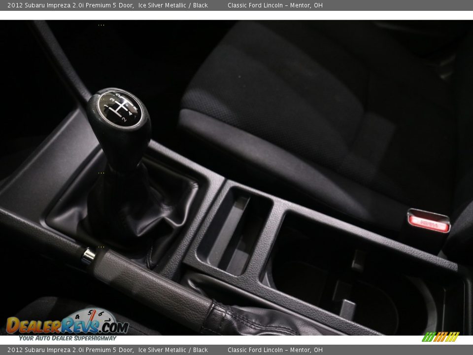 2012 Subaru Impreza 2.0i Premium 5 Door Ice Silver Metallic / Black Photo #14