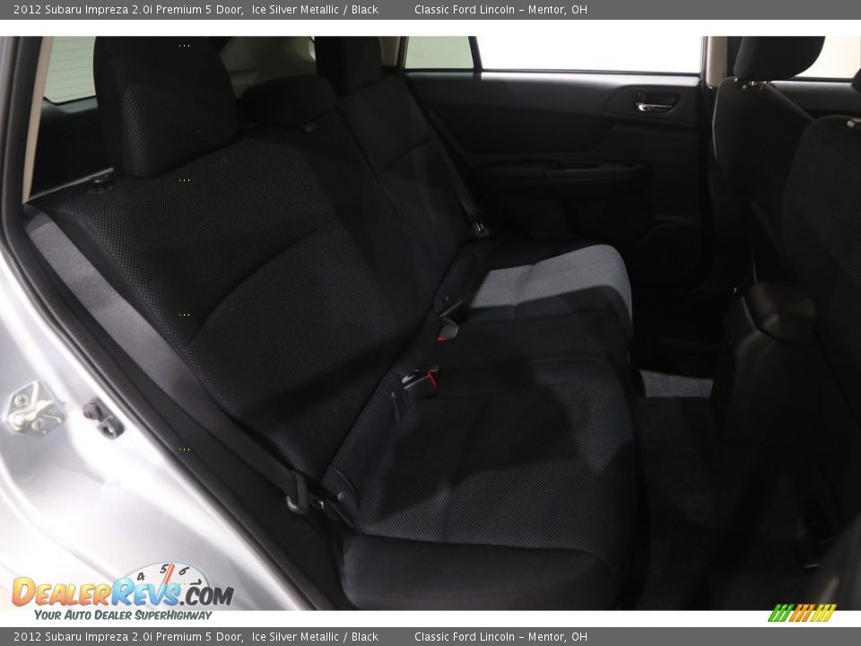 2012 Subaru Impreza 2.0i Premium 5 Door Ice Silver Metallic / Black Photo #16