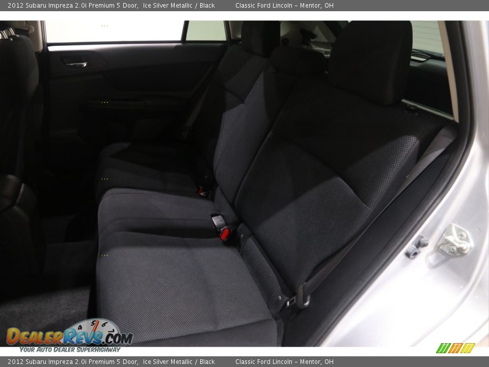 2012 Subaru Impreza 2.0i Premium 5 Door Ice Silver Metallic / Black Photo #17
