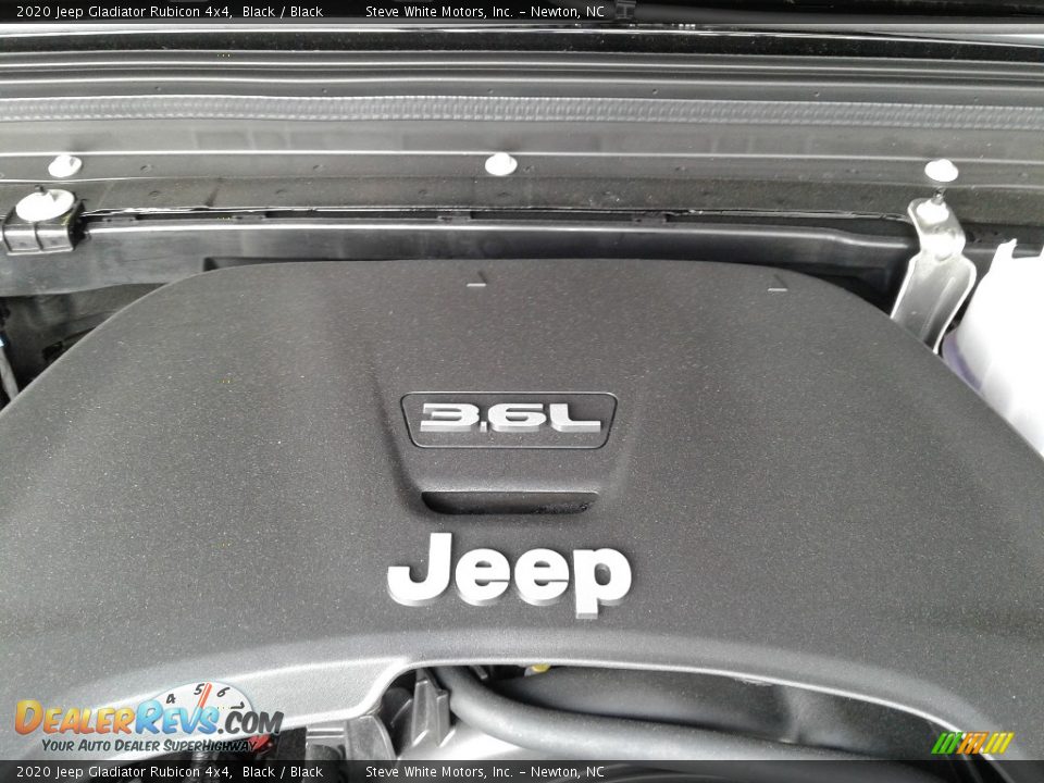 2020 Jeep Gladiator Rubicon 4x4 Black / Black Photo #10