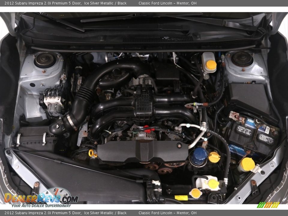 2012 Subaru Impreza 2.0i Premium 5 Door Ice Silver Metallic / Black Photo #19