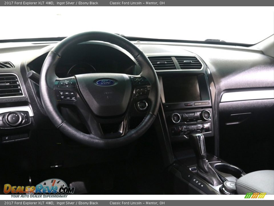 2017 Ford Explorer XLT 4WD Ingot Silver / Ebony Black Photo #6