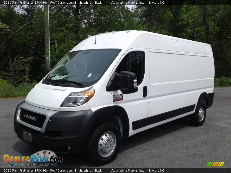 2020 Ram ProMaster 2500 High Roof Cargo Van Bright White / Black Photo #2
