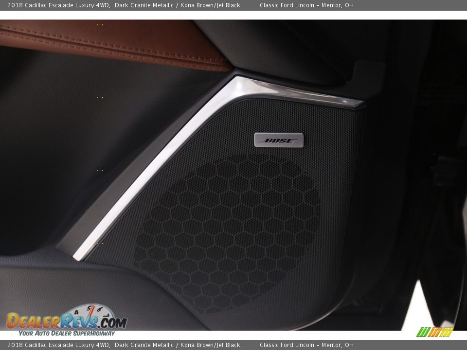2018 Cadillac Escalade Luxury 4WD Dark Granite Metallic / Kona Brown/Jet Black Photo #6