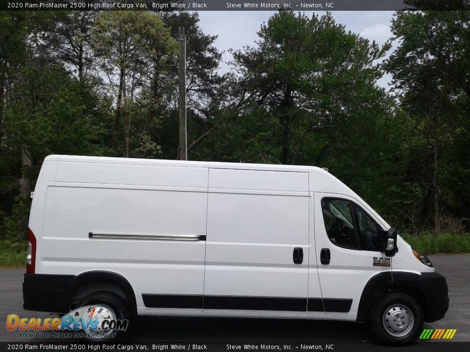 2020 Ram ProMaster 2500 High Roof Cargo Van Bright White / Black Photo #5