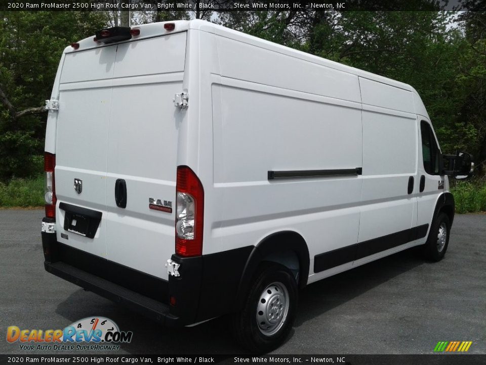 2020 Ram ProMaster 2500 High Roof Cargo Van Bright White / Black Photo #6