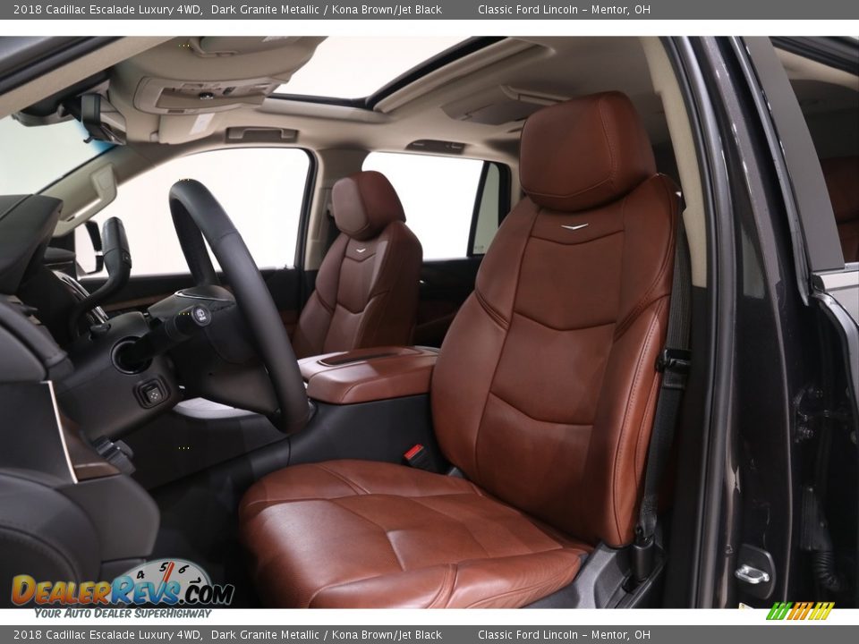 Kona Brown/Jet Black Interior - 2018 Cadillac Escalade Luxury 4WD Photo #9