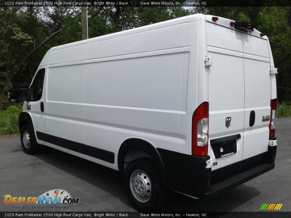 2020 Ram ProMaster 2500 High Roof Cargo Van Bright White / Black Photo #8
