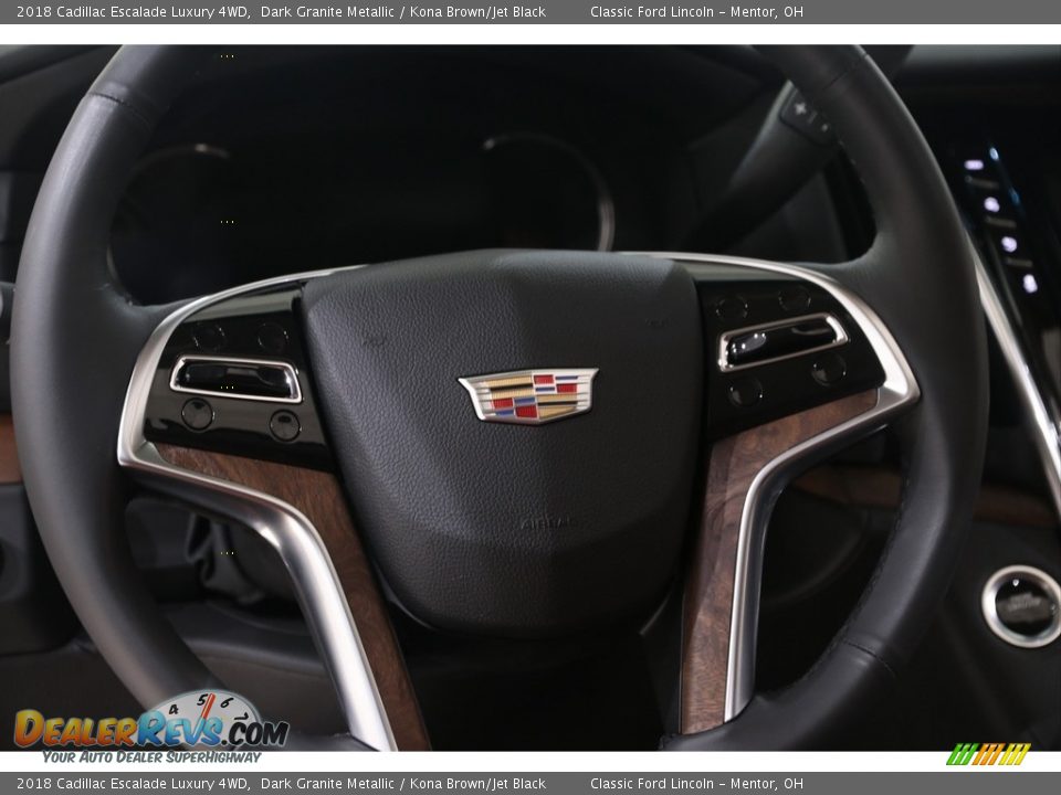 2018 Cadillac Escalade Luxury 4WD Steering Wheel Photo #11