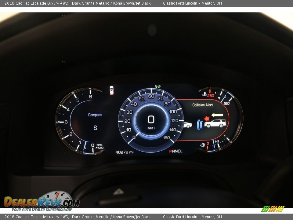 2018 Cadillac Escalade Luxury 4WD Gauges Photo #12