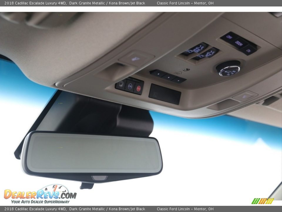 2018 Cadillac Escalade Luxury 4WD Dark Granite Metallic / Kona Brown/Jet Black Photo #13