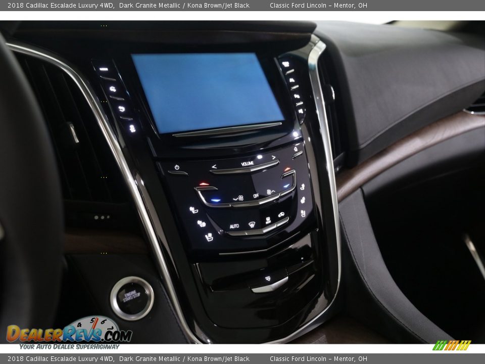 2018 Cadillac Escalade Luxury 4WD Dark Granite Metallic / Kona Brown/Jet Black Photo #14