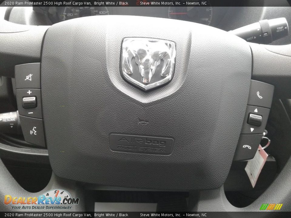 2020 Ram ProMaster 2500 High Roof Cargo Van Bright White / Black Photo #17