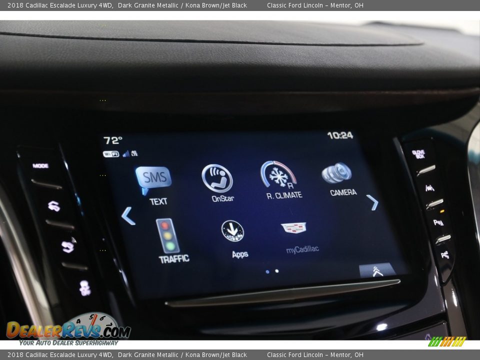 2018 Cadillac Escalade Luxury 4WD Dark Granite Metallic / Kona Brown/Jet Black Photo #19