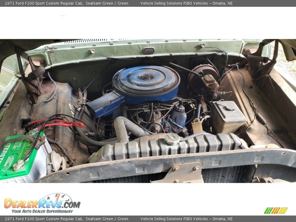 1971 Ford F100 Sport Custom Regular Cab 302 ci OHV 16-Valve V8 Engine Photo #4