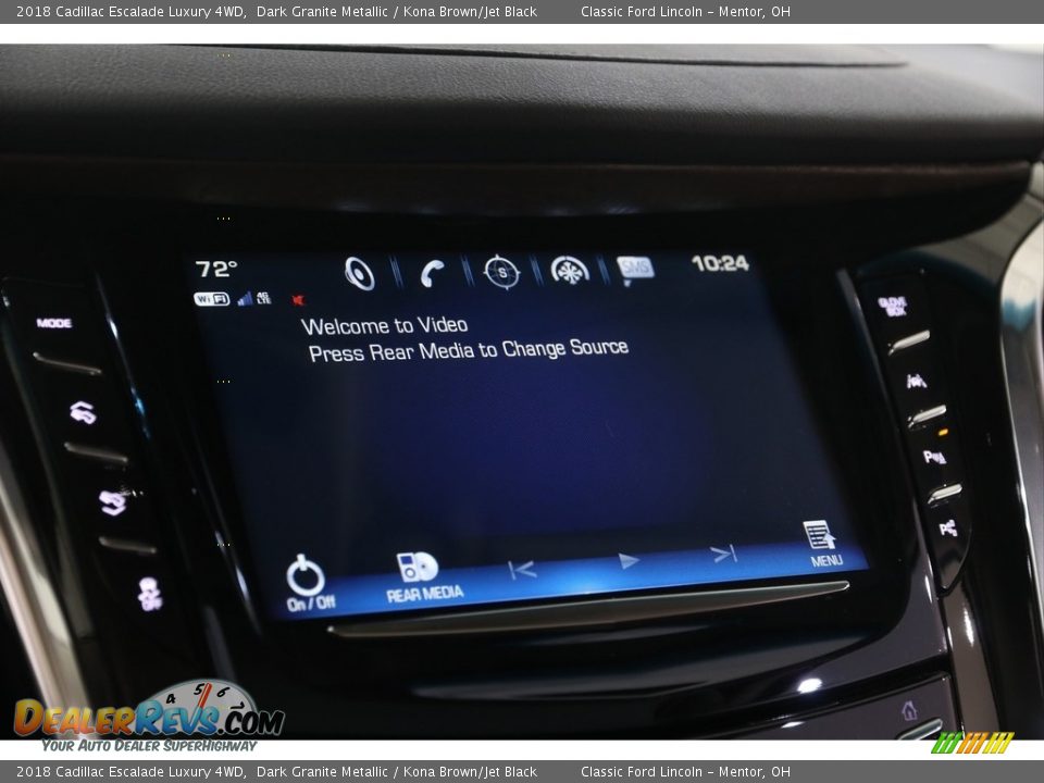 2018 Cadillac Escalade Luxury 4WD Dark Granite Metallic / Kona Brown/Jet Black Photo #20