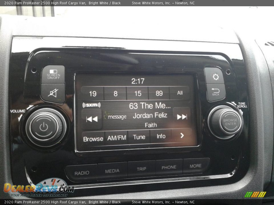 2020 Ram ProMaster 2500 High Roof Cargo Van Bright White / Black Photo #20