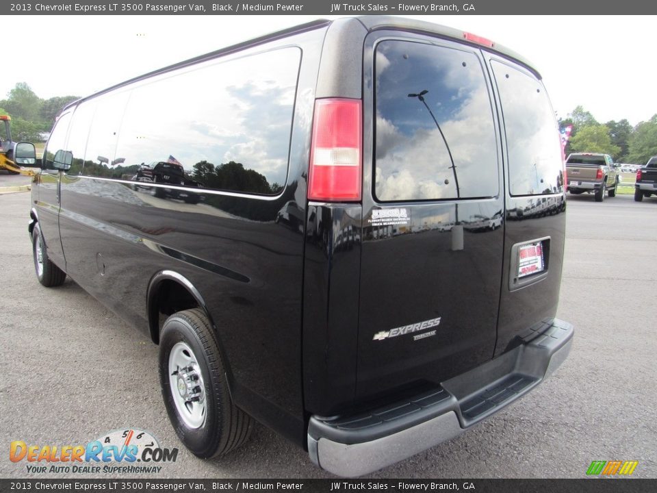 2013 Chevrolet Express LT 3500 Passenger Van Black / Medium Pewter Photo #3