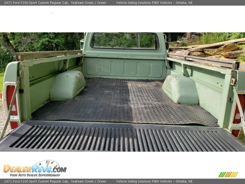 1971 Ford F100 Sport Custom Regular Cab Seafoam Green / Green Photo #9