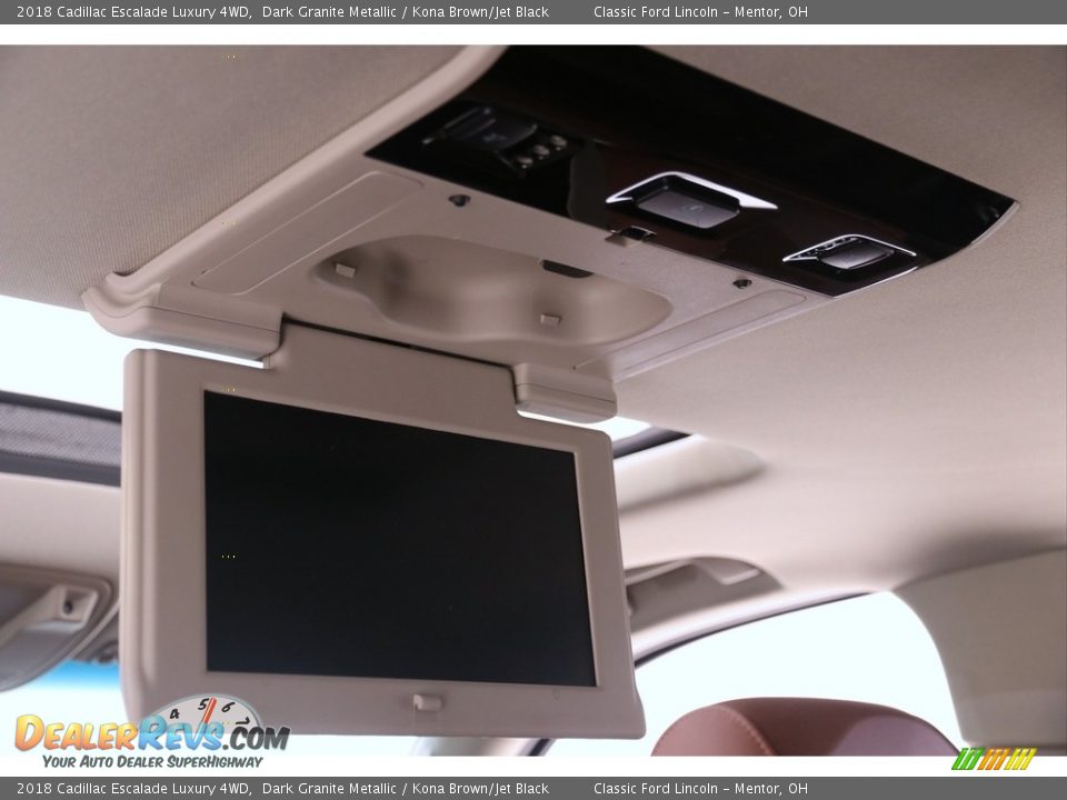 2018 Cadillac Escalade Luxury 4WD Dark Granite Metallic / Kona Brown/Jet Black Photo #30