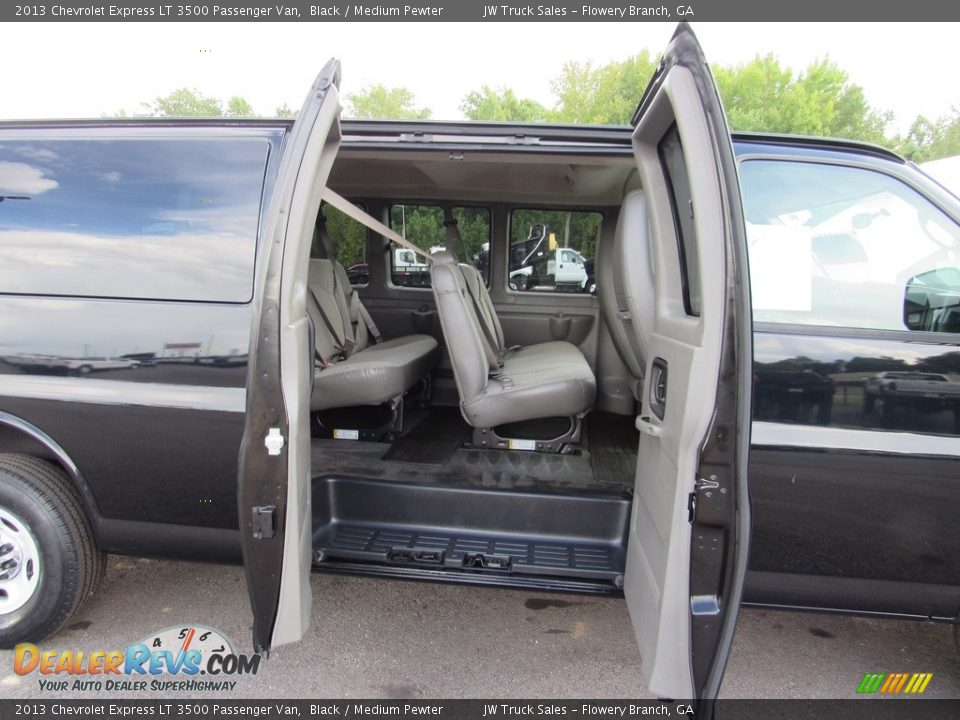 Rear Seat of 2013 Chevrolet Express LT 3500 Passenger Van Photo #9
