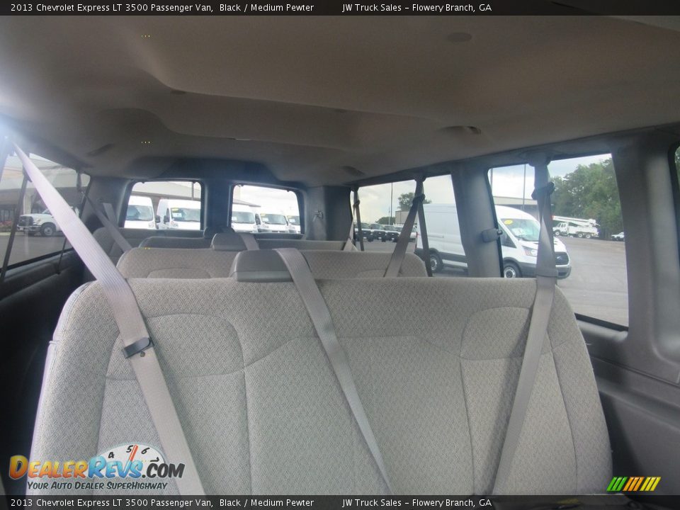 Rear Seat of 2013 Chevrolet Express LT 3500 Passenger Van Photo #10