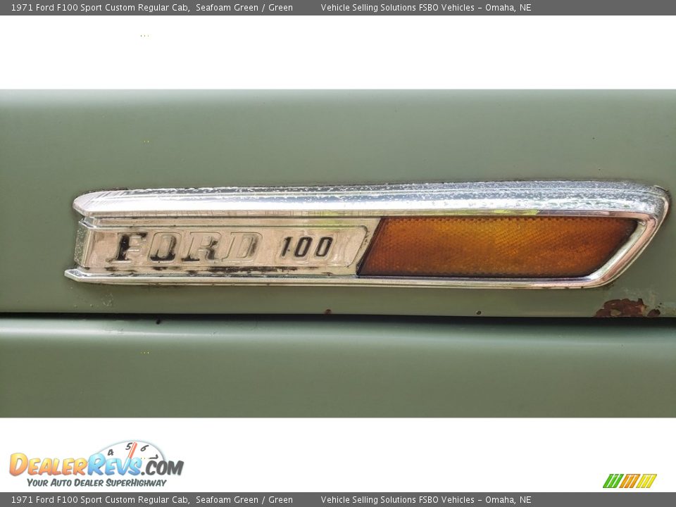 1971 Ford F100 Sport Custom Regular Cab Logo Photo #16