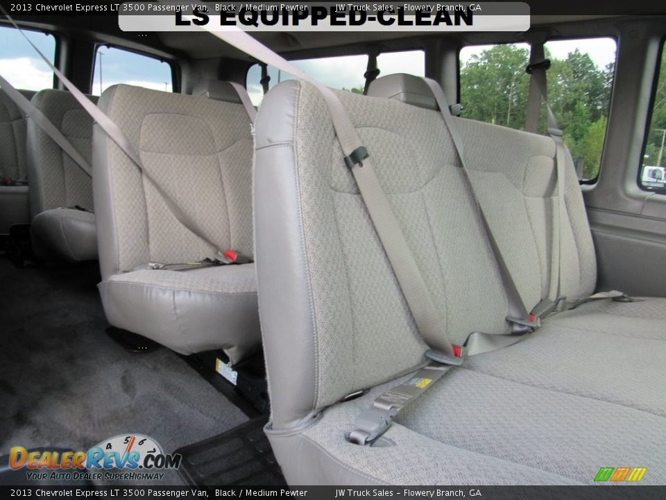 2013 Chevrolet Express LT 3500 Passenger Van Black / Medium Pewter Photo #11