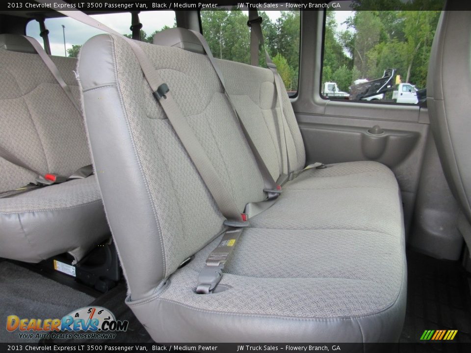 Rear Seat of 2013 Chevrolet Express LT 3500 Passenger Van Photo #12