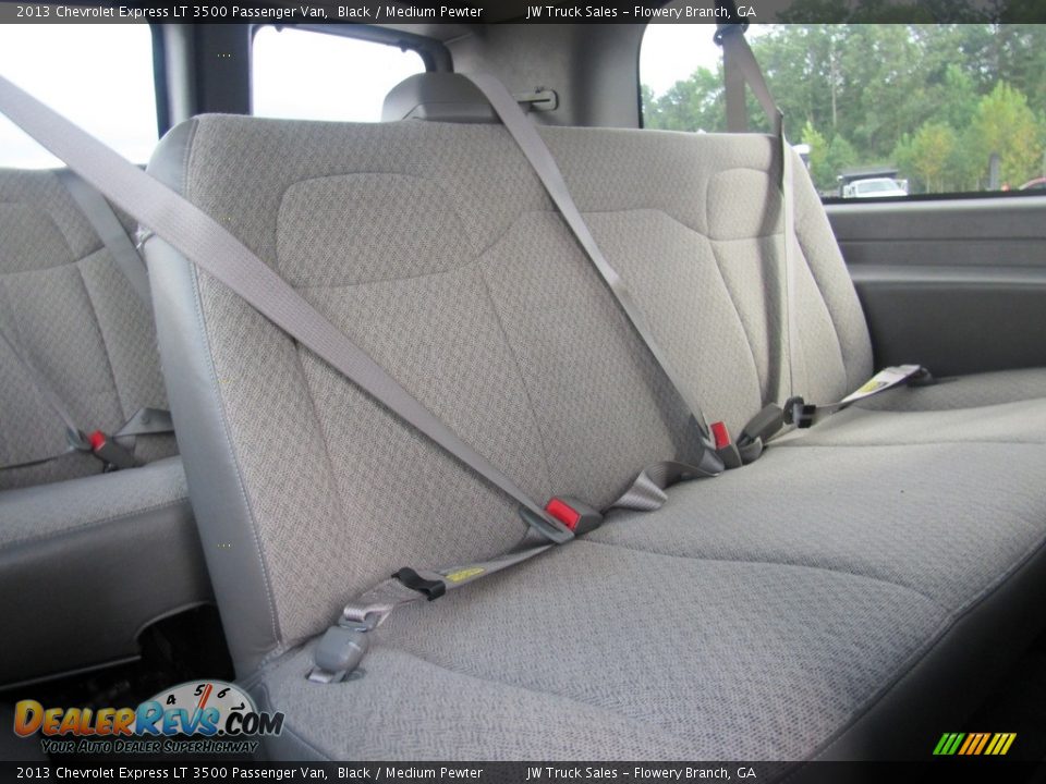 Rear Seat of 2013 Chevrolet Express LT 3500 Passenger Van Photo #14