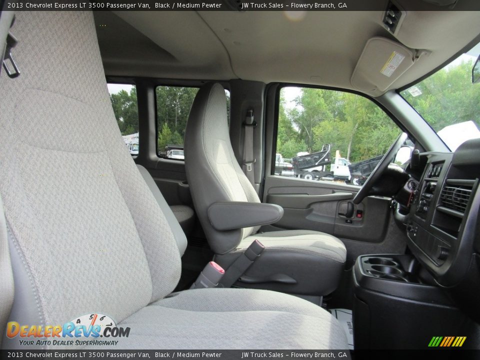 Front Seat of 2013 Chevrolet Express LT 3500 Passenger Van Photo #18