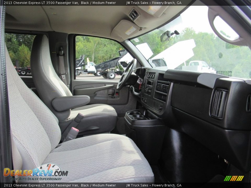 Front Seat of 2013 Chevrolet Express LT 3500 Passenger Van Photo #19