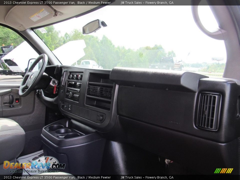 2013 Chevrolet Express LT 3500 Passenger Van Black / Medium Pewter Photo #20