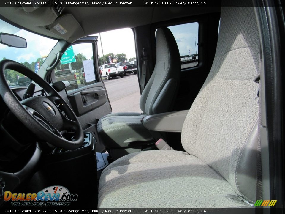 2013 Chevrolet Express LT 3500 Passenger Van Black / Medium Pewter Photo #23