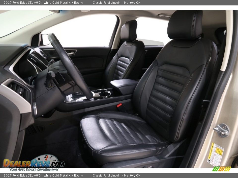 2017 Ford Edge SEL AWD White Gold Metallic / Ebony Photo #5