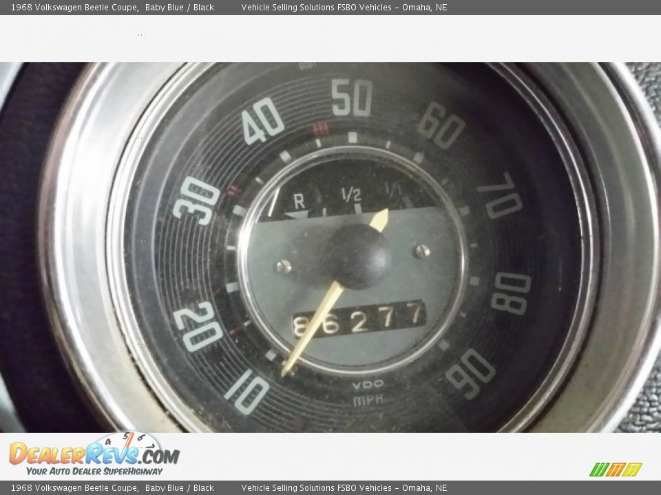 1968 Volkswagen Beetle Coupe Gauges Photo #4