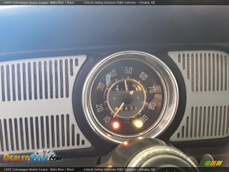 1968 Volkswagen Beetle Coupe Gauges Photo #5