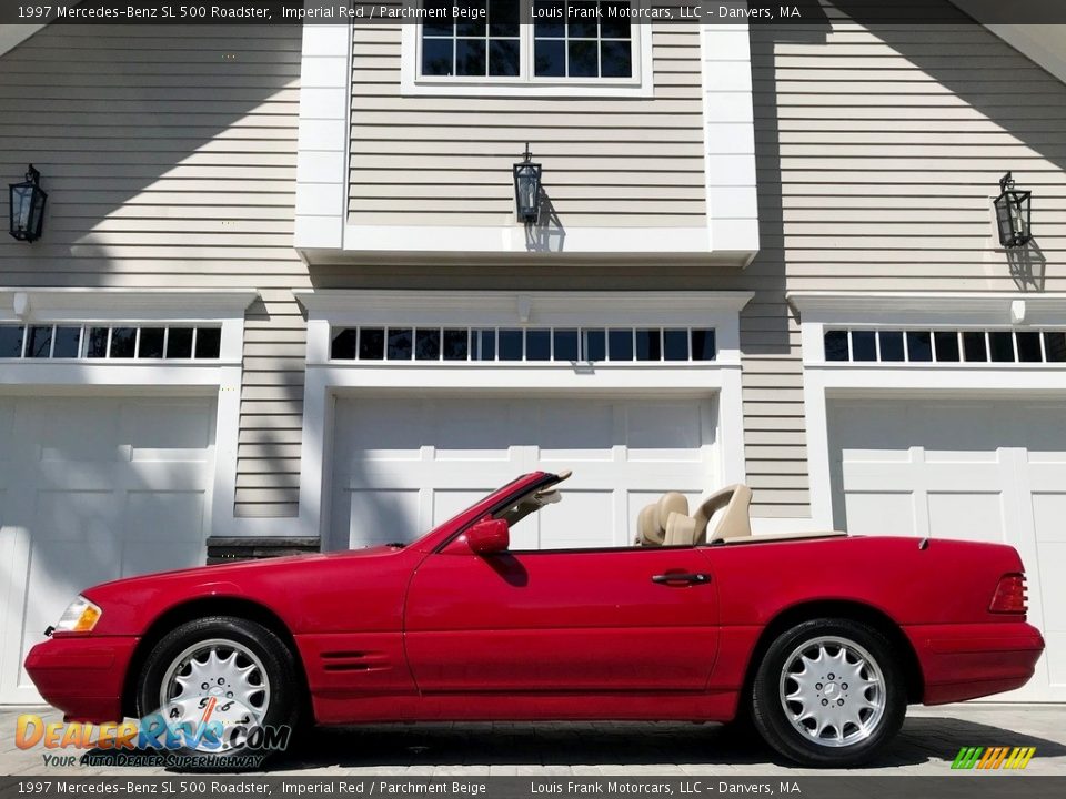 Imperial Red 1997 Mercedes-Benz SL 500 Roadster Photo #2