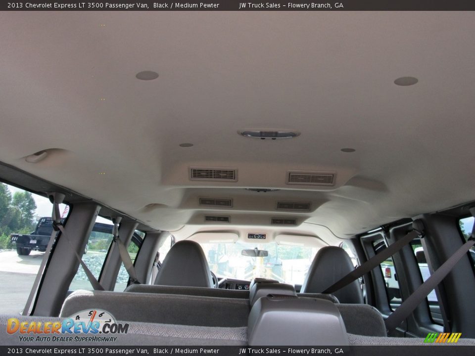 2013 Chevrolet Express LT 3500 Passenger Van Black / Medium Pewter Photo #36