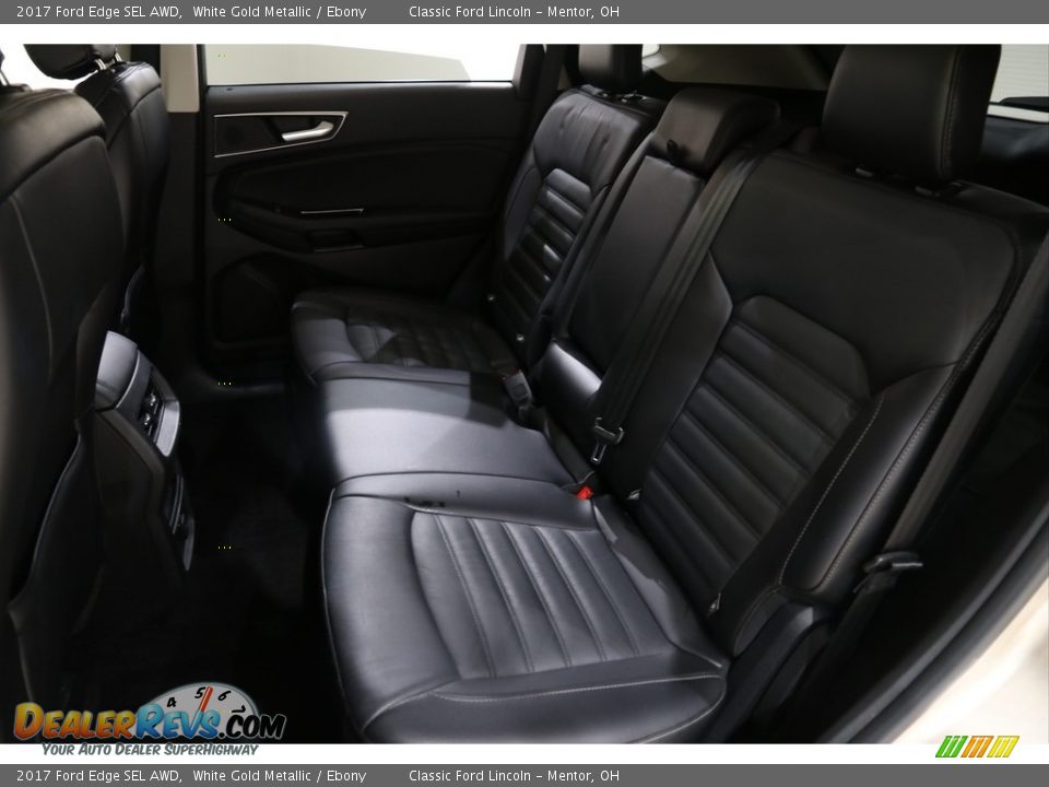 2017 Ford Edge SEL AWD White Gold Metallic / Ebony Photo #18