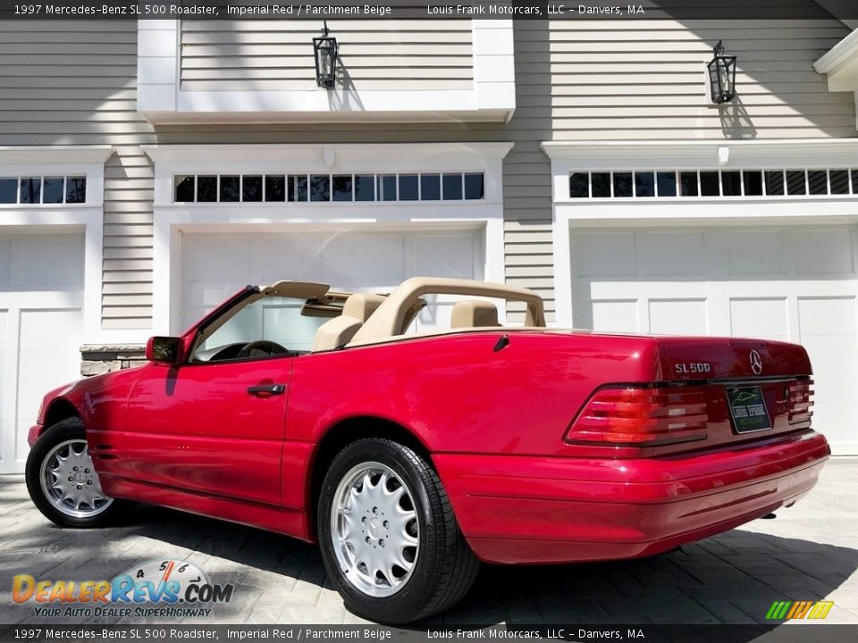 Imperial Red 1997 Mercedes-Benz SL 500 Roadster Photo #16